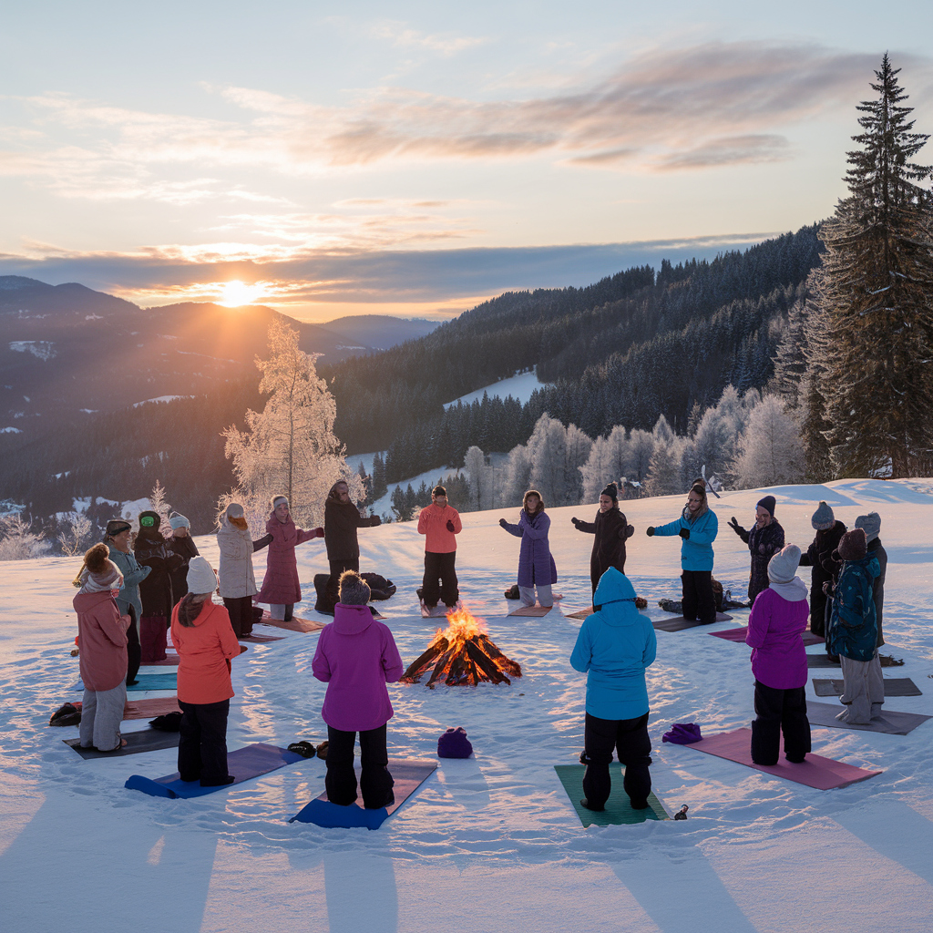 Wintersonnenwende-Yoga im Harz begeistert Teilnehmer