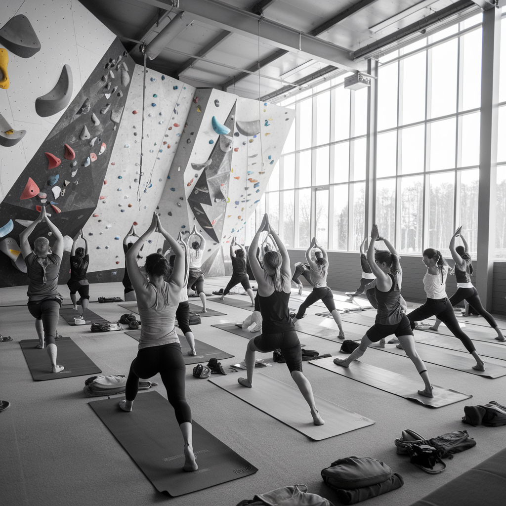 Kletterhallen bieten jetzt Yoga für Bergsportler an